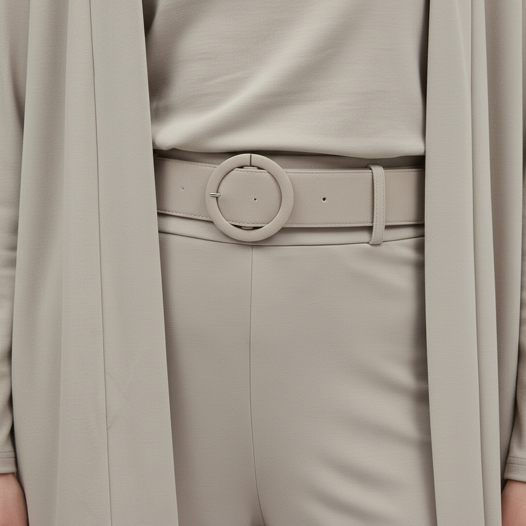 Elegancki, codzienny damski komplet dwuczęściowy z otwartym kardiganem